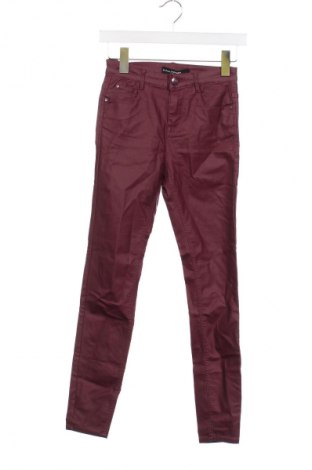 Pantaloni de femei Stradivarius, Mărime XS, Culoare Roșu, Preț 74,35 Lei