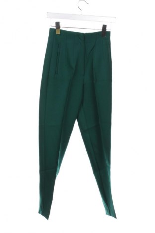 Damskie spodnie Zara, Rozmiar XS, Kolor Zielony, Cena 63,62 zł