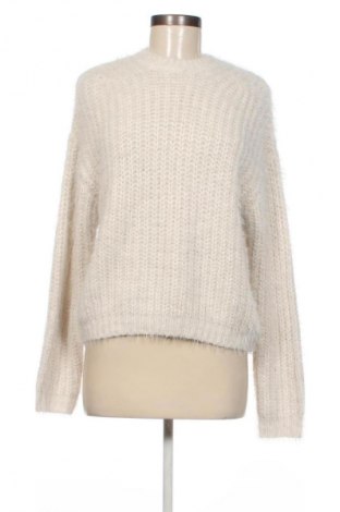 Damski sweter Bershka, Rozmiar M, Kolor ecru, Cena 86,99 zł