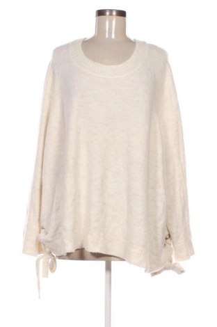 Damski sweter H&M, Rozmiar 3XL, Kolor ecru, Cena 95,99 zł