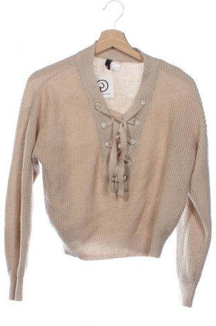 Damski sweter H&M Divided, Rozmiar XS, Kolor ecru, Cena 46,99 zł