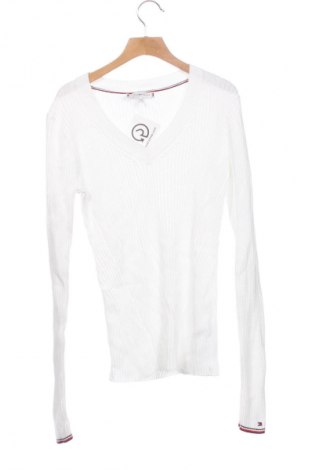 Γυναικείο πουλόβερ Tommy Hilfiger, Μέγεθος XS, Χρώμα Λευκό, Τιμή 56,00 €