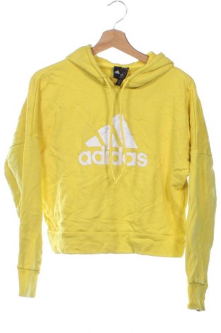 Дамски суичър Adidas, Размер XS, Цвят Жълт, Цена 48,99 лв.