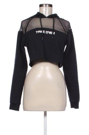 Damen Sweatshirt Bershka, Größe S, Farbe Schwarz, Preis 9,99 €
