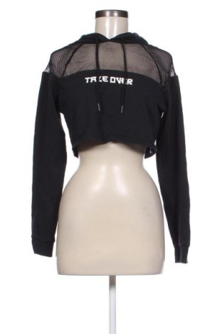 Damen Sweatshirt Bershka, Größe S, Farbe Schwarz, Preis 9,99 €