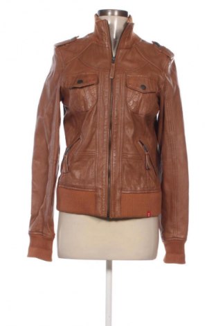 Dámska kožená bunda  Edc By Esprit, Veľkosť M, Farba Hnedá, Cena  91,00 €
