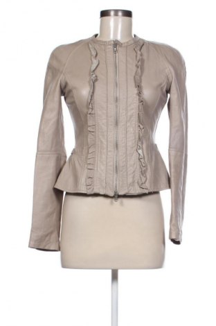 Γυναικείο δερμάτινο μπουφάν Imperial, Μέγεθος S, Χρώμα  Μπέζ, Τιμή 129,99 €