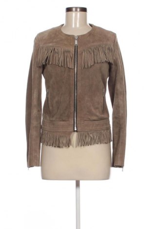 Damen Lederjacke Mango, Größe S, Farbe Braun, Preis 51,18 €