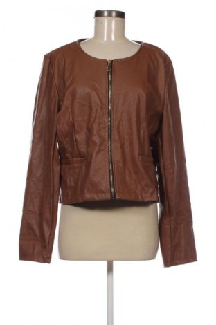 Damen Lederjacke Styled In Italy, Größe XL, Farbe Braun, Preis 40,99 €
