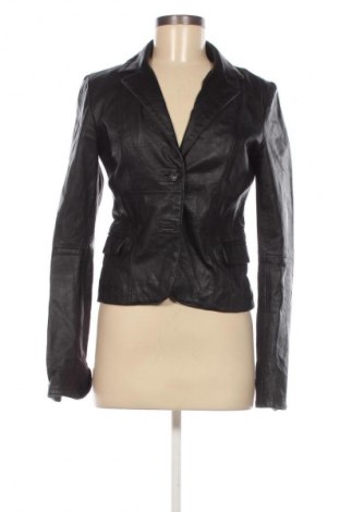 Geacă de piele pentru femei Unbranded, Mărime S, Culoare Negru, Preț 247,45 Lei