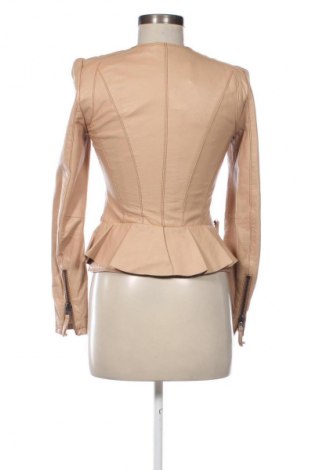 Damen Lederjacke Zara, Größe S, Farbe Beige, Preis € 45,52
