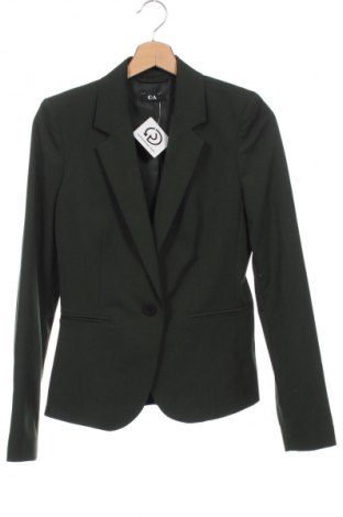 Damen Blazer C&A, Größe XS, Farbe Grün, Preis 24,57 €