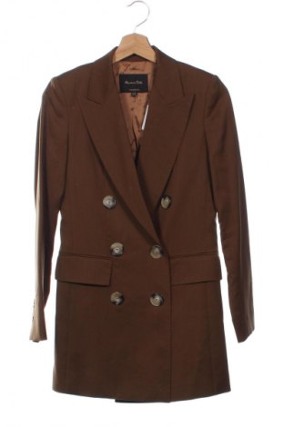 Damski żakiet Massimo Dutti, Rozmiar XS, Kolor Brązowy, Cena 250,57 zł