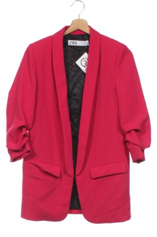 Γυναικείο σακάκι Zara, Μέγεθος XS, Χρώμα Ρόζ , Τιμή 30,99 €