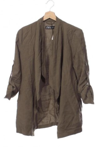Γυναικείο μπουφάν Zara, Μέγεθος XS, Χρώμα Πράσινο, Τιμή 27,99 €