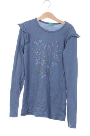 Bluză pentru copii United Colors Of Benetton, Mărime 13-14y/ 164-168 cm, Culoare Albastru, Preț 80,31 Lei