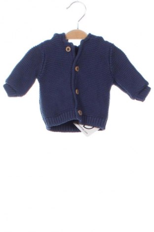 Детска жилетка Marks & Spencer, Размер 0-1m/ 50 см, Цвят Син, Цена 16,99 лв.