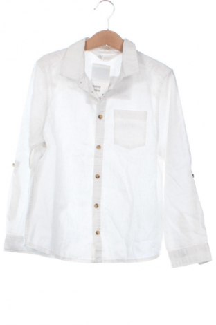 Dziecięca koszula H&M, Rozmiar 7-8y/ 128-134 cm, Kolor Biały, Cena 41,45 zł