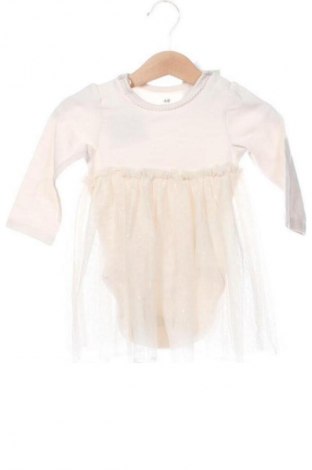 Детска рокля H&M, Размер 3-6m/ 62-68 см, Цвят Бежов, Цена 38,00 лв.