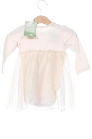 Детска рокля H&M, Размер 3-6m/ 62-68 см, Цвят Бежов, Цена 38,00 лв.