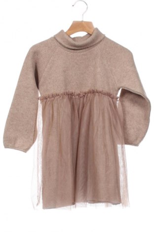 Детска рокля Zara, Размер 3-4y/ 104-110 см, Цвят Кафяв, Цена 20,00 лв.