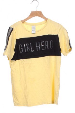 Dziecięcy T-shirt C&A, Rozmiar 12-13y/ 158-164 cm, Kolor Żółty, Cena 26,97 zł