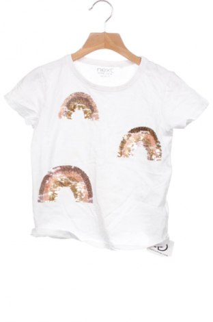 Dziecięcy T-shirt Next, Rozmiar 5-6y/ 116-122 cm, Kolor Biały, Cena 34,48 zł