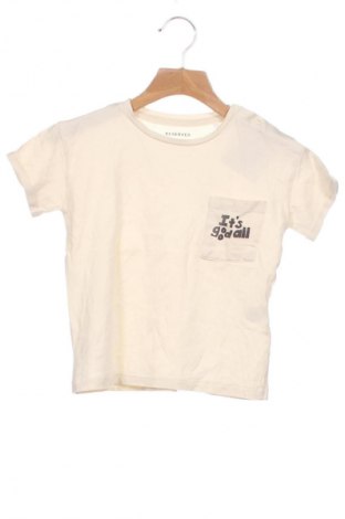 Kinder T-Shirt Reserved, Größe 2-3y/ 98-104 cm, Farbe Beige, Preis € 6,14