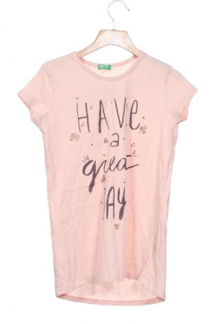 Dziecięcy T-shirt United Colors Of Benetton, Rozmiar 10-11y/ 146-152 cm, Kolor Różowy, Cena 41,38 zł