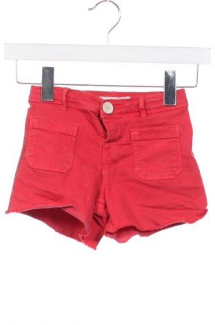 Pantaloni scurți pentru copii Zara, Mărime 4-5y/ 110-116 cm, Culoare Roșu, Preț 30,61 Lei