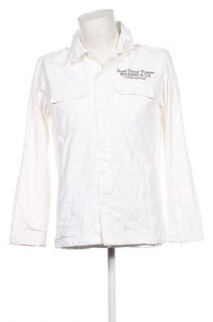 Herrenhemd Biaggio Jeans, Größe M, Farbe Weiß, Preis € 28,99