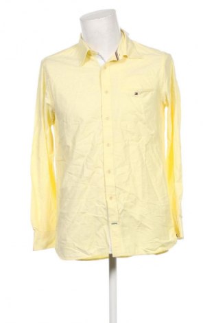 Męska koszula Tommy Hilfiger, Rozmiar L, Kolor Żółty, Cena 245,99 zł