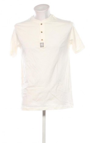 Męski T-shirt Atlas For Men, Rozmiar M, Kolor ecru, Cena 43,77 zł