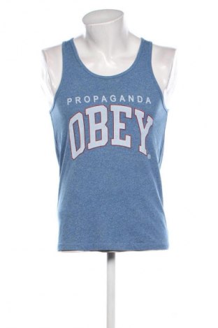 Herren Tanktop Obey, Größe S, Farbe Blau, Preis € 13,80