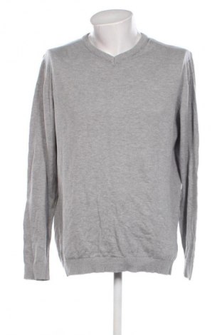 Мъжки пуловер TeeShoppen, Размер XXL, Цвят Сив, Цена 32,99 лв.