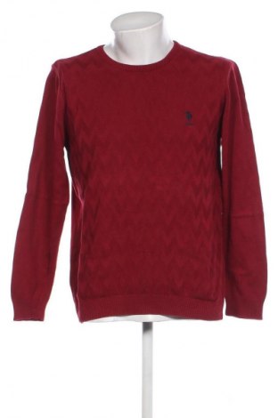 Pánský svetr  U.S. Polo Assn., Velikost L, Barva Červená, Cena  785,00 Kč