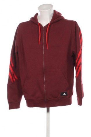 Ανδρικό φούτερ Adidas, Μέγεθος XL, Χρώμα Κόκκινο, Τιμή 35,99 €