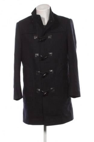 Мъжко палто Zara, Размер XL, Цвят Черен, Цена 62,99 лв.