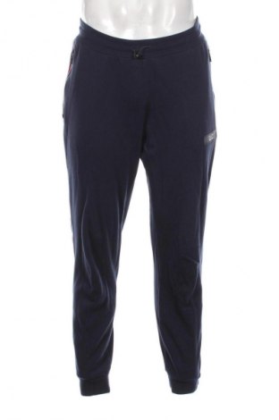 Męskie spodnie sportowe Emporio Armani, Rozmiar L, Kolor Niebieski, Cena 245,99 zł