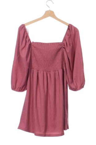 Sukienka Bershka, Rozmiar XS, Kolor Popielaty róż, Cena 38,99 zł