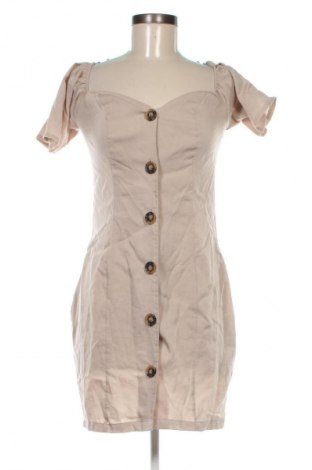 Kleid Boohoo, Größe M, Farbe Beige, Preis 17,99 €