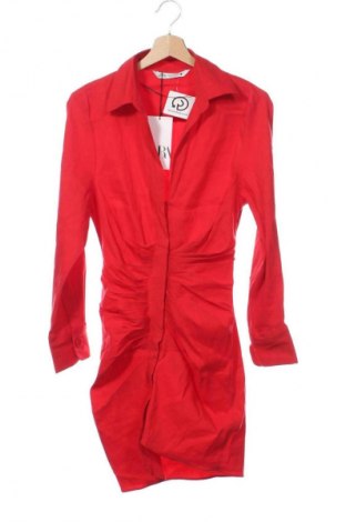 Kleid Zara, Größe XS, Farbe Rot, Preis 42,99 €
