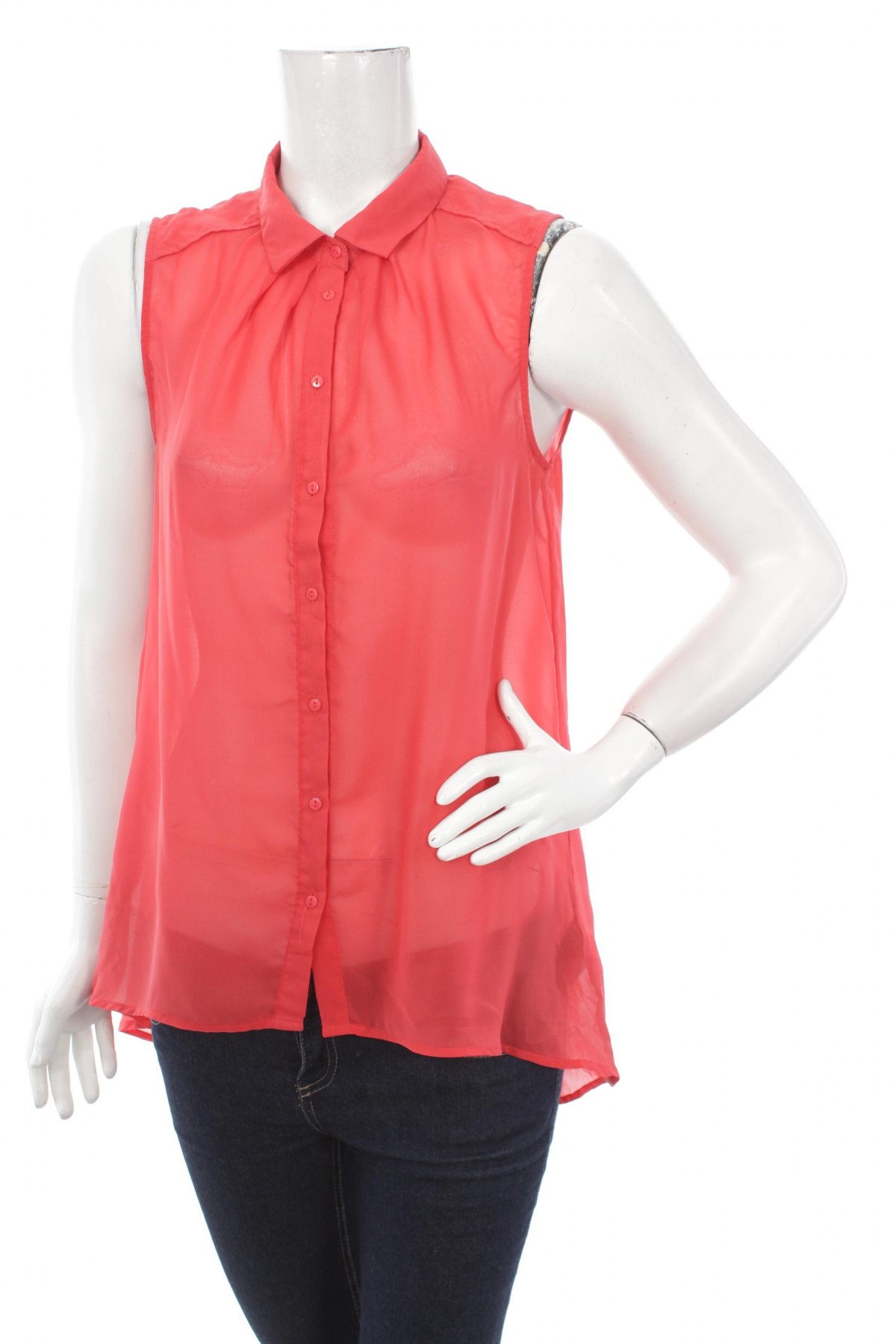 Γυναικείο πουκάμισο H&M, Μέγεθος M, Χρώμα Κόκκινο, Τιμή 9,28 €