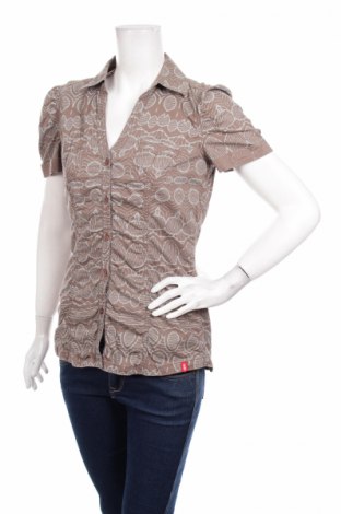 Γυναικείο πουκάμισο Edc By Esprit, Μέγεθος S, Χρώμα Καφέ, Τιμή 11,13 €