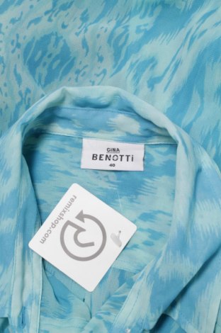 Γυναικείο πουκάμισο Gina Benotti, Μέγεθος L, Χρώμα Μπλέ, Τιμή 15,46 €