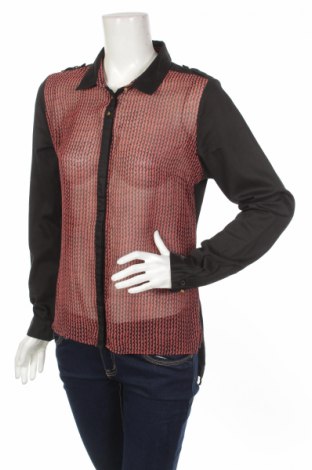 Γυναικείο πουκάμισο Oxmo, Μέγεθος L, Χρώμα Μαύρο, Τιμή 17,53 €