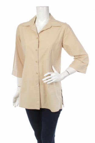 Γυναικείο πουκάμισο Tom Tailor, Μέγεθος M, Χρώμα  Μπέζ, Τιμή 17,53 €