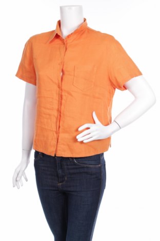 Γυναικείο πουκάμισο Vera Varelli, Μέγεθος L, Χρώμα Πορτοκαλί, Τιμή 11,86 €