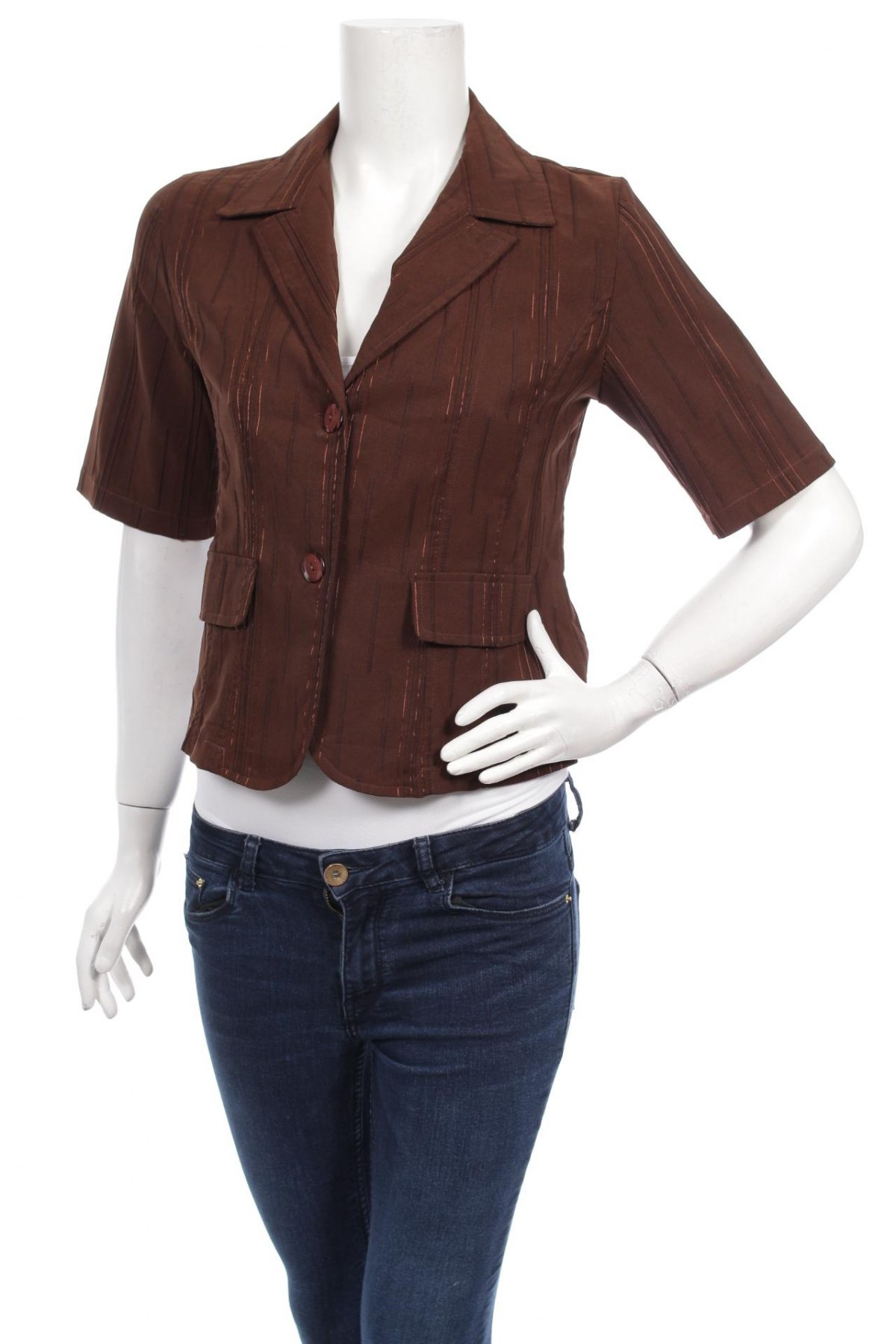 Γυναικείο πουκάμισο, Μέγεθος M, Χρώμα Καφέ, Τιμή 11,86 €