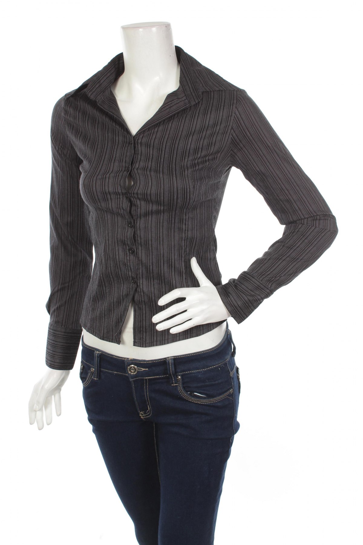 Γυναικείο πουκάμισο Enisse, Μέγεθος S, Χρώμα Μαύρο, Τιμή 15,46 €